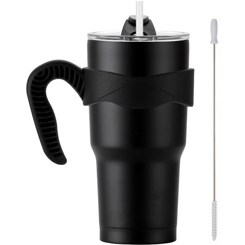 리본제이 스텐 진공 텀블러, 블랙, 900ml