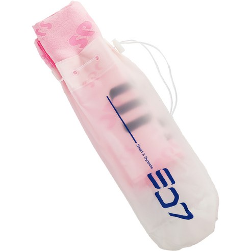 SD7 건식 스포츠타월, 핑크, 1개