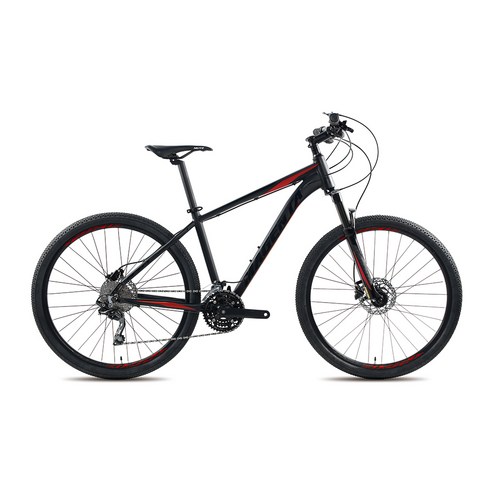 지오닉스 자전거 43.18cm 마젠타 870, 175cm, 맷 블랙 + 레드