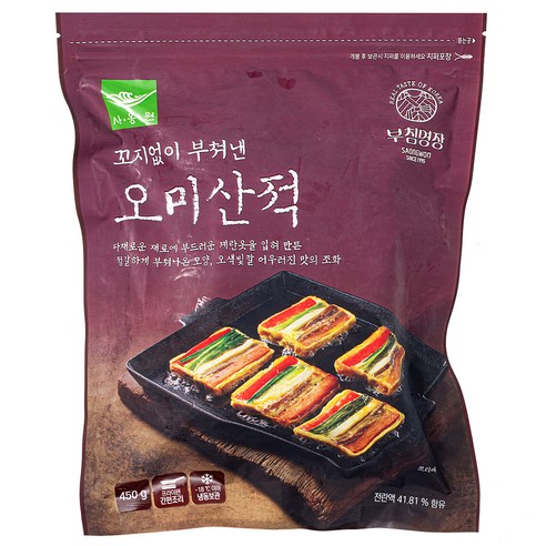 사옹원 부침명장 꼬지없이 부쳐낸 오미산적 (냉동), 450g, 1개