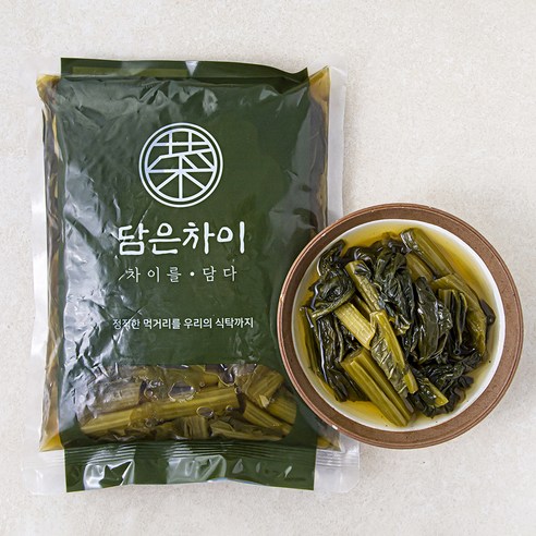 담은차이 돌산갓 장아찌, 1kg, 6개