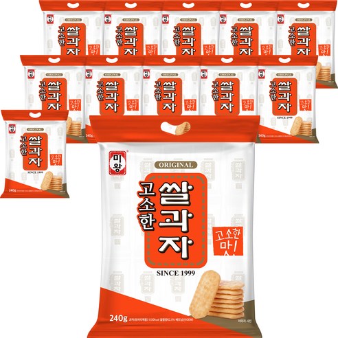 미왕 고소한 쌀과자, 240g, 1개