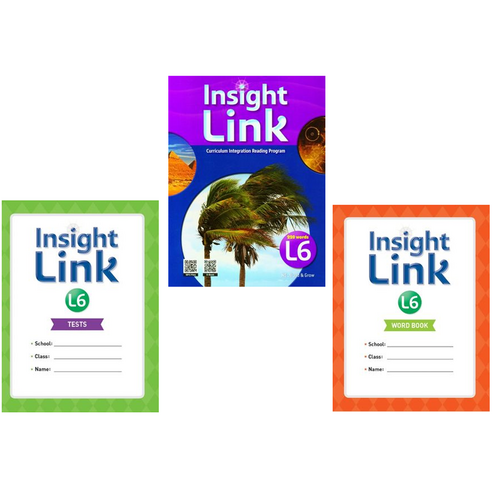 Insight Link 6 QR + Wordbook + Tests 세트 전 3권, 능률교육