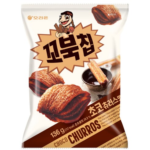 오리온 꼬북칩 초코츄러스맛, 136g, 1개