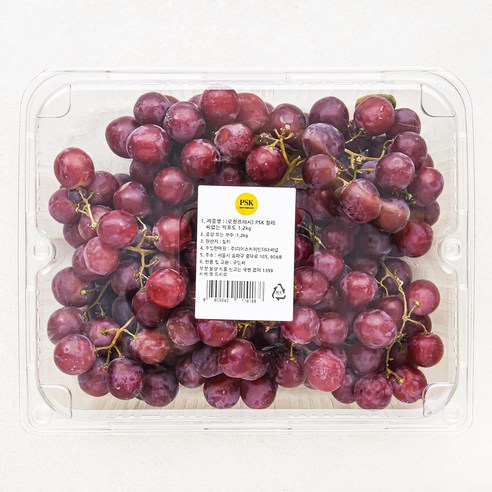PSK 칠레산 씨없는 적포도, 1.2kg, 1개