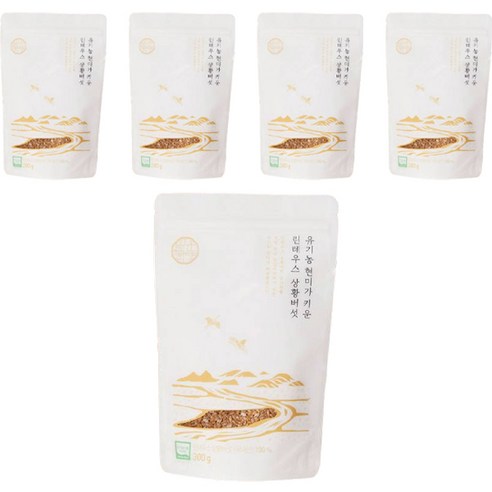 백년농가 유기농 린테우스 상황버섯 현미, 5개, 300g