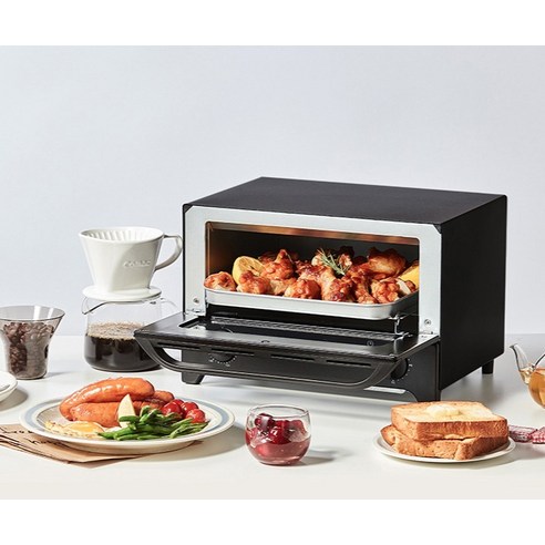 주방의 혁신, 러셀홉스 클래식 미니 토스트 오븐 블랙 12L로 시작하세요!