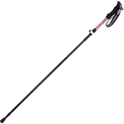 ENQMA 알루미늄 합금 초경량 폴딩 등산스틱 폴딩 34cm, 레드