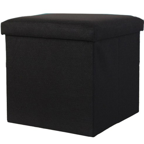 소니오 튼튼한 접이식 스토리지 리빙박스 25 x 25 x 25 cm, 05 블랙, 1개