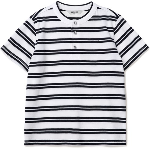 레노마키즈 남아용 헨리넥 선염 티셔츠 R2321T107