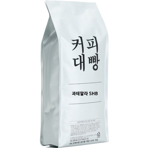 커피대빵 과테말라 SHB 싱글오리진 원두커피, 홀빈(분쇄안함), 1kg, 1개