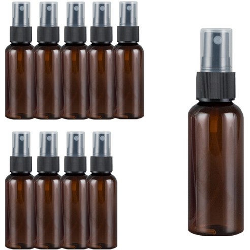 소분용 스프레이 미스트 리필 공용기 30ml, 갈색병, 10개