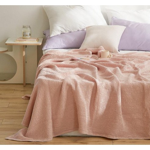 아늑한 핑크빛 포근함, 아르페지오베이직 모달와플 이불로 완성하는 달콤한 휴식