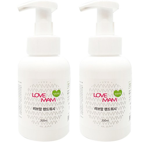 러브맘 핸드워시 청포도향, 4개, 300ml