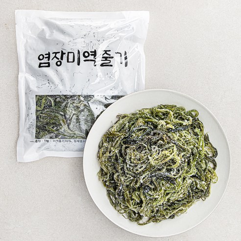 주일 염장 미역줄기, 1kg, 1개