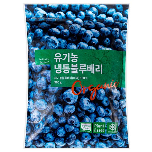 딜라잇가든의 유기가공식품 인증 냉동 블루베리: 신선함과 풍미가 가득한 상쾌한 즐거움
