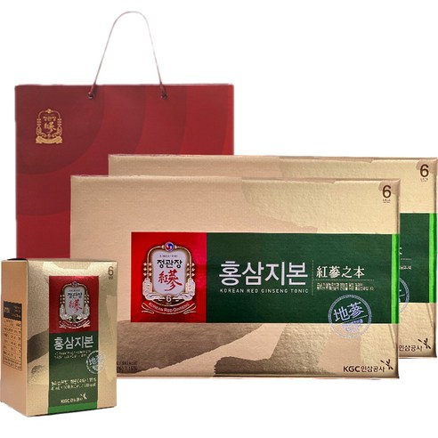 정관장 홍삼지본 30p + 쇼핑백, 1.2L, 2개