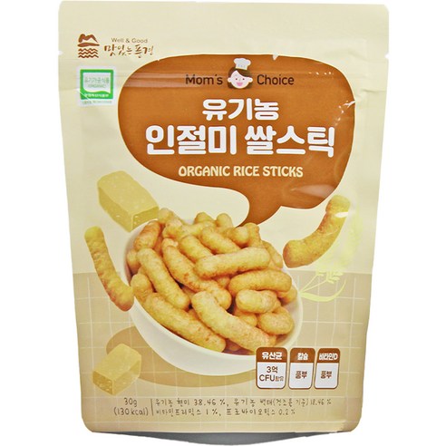맛있는풍경 유기농 쌀스틱, 인절미, 30g, 1개
