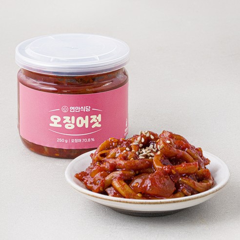 연안식당 오징어젓, 250g, 1개