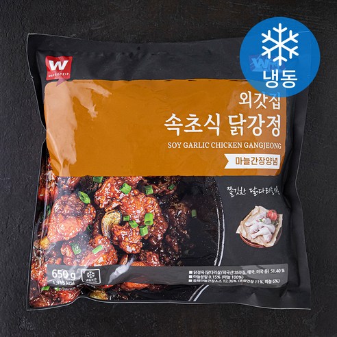 외갓집 속초식 닭강정 마늘간장양념 (냉동), 650g, 1개