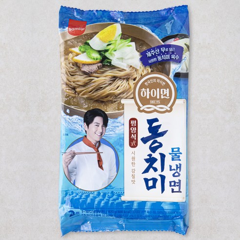 삼립 하이면 평양식 동치미 물냉면 2인분, 970g, 1개