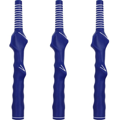 순잠 스포츠 골프 셀프교체 고무 핸드그립 14.73mm 3p, 블루