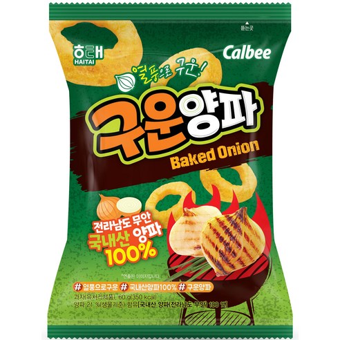 구운양파 과자, 60g, 1개