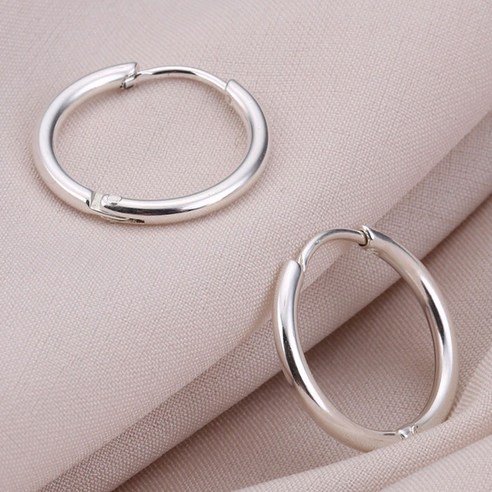 젤루나 써지컬 원터치 링 피어싱 1.6mm 18mm 2p