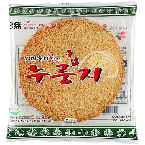 참좋은식품 가마솥의 구수한 별미 누룽지, 200g, 1개