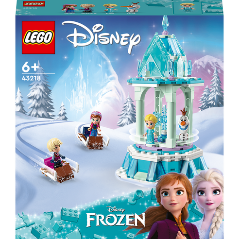 레고  디즈니 레고 43218 안나와 엘사의 마법 회전목마, 혼합색상