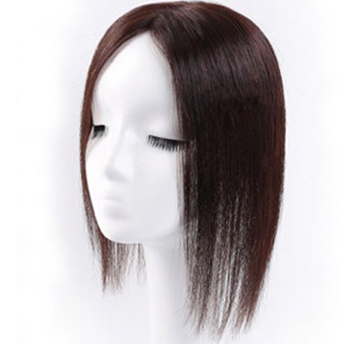 하이유니 인모 정수리 탑커버 부분가발 35cm, 모카브라운, 1개