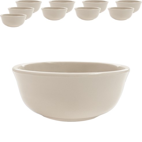 국산 로야 멜라민 볼 키즈볼 12cm, 연베이지, 10개