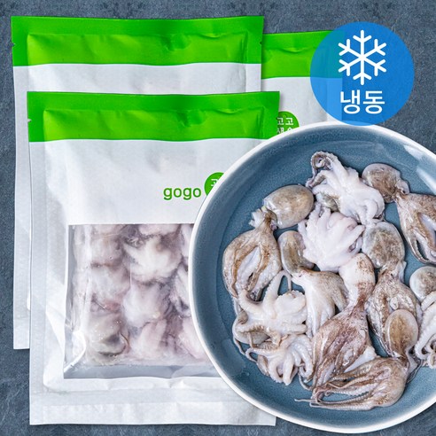 고고새우 손질 쭈꾸미 (냉동), 200g, 3개