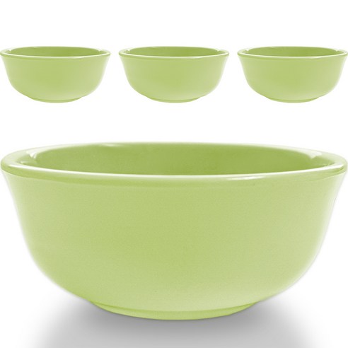 국산 로야 멜라민 볼 키즈볼 12cm, 연그린, 4개