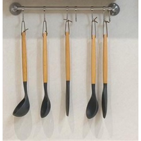 못질 없이 깔끔한 주방 완성, 에브리윅 무타공 조리도구 걸이!