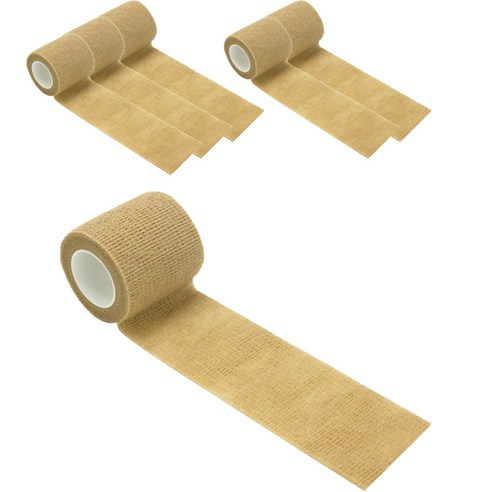 파쿠스 자가점착 탄력 압박 밴드 테이프 6p, 베이지