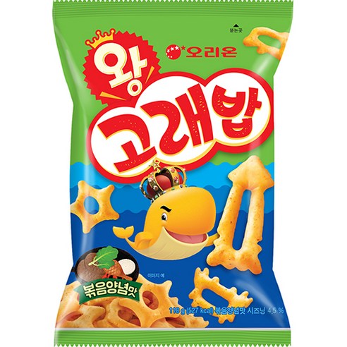 오리온 왕 고래밥 볶음양념맛, 118g, 1개