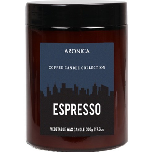 아로니카 커피캔들, 에스프레소, 500g, 1개