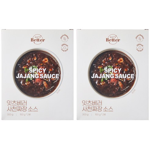 잇츠베러 사천짜장 소스, 150g, 2개