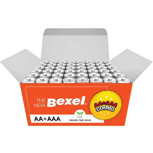 벡셀 더뉴 알카리 AA 건전지 20개와 AAA 건전지 20개 세트, 1개입
셀프인테리어 벡셀 더뉴 알카리 AA 건전지 20개와 AAA 건전지 20개 세트, 1개입
셀프인테리어