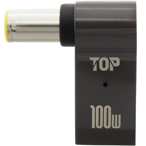 솔탑 USB C타입 DC변환 노트북 충전 젠더 100W 7.9 x 5.5 mm, SOLTOP-1360