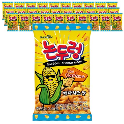 논두렁 체다치즈맛, 40g, 40개