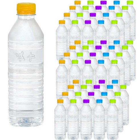얼수 무라벨 생수, 500ml, 60개