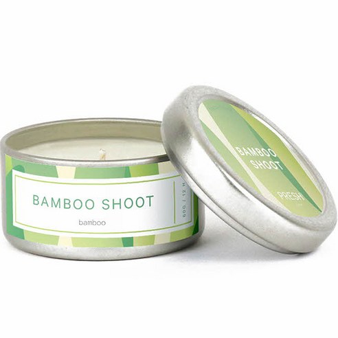 프레쉬 소이 캔들 향초 스몰 60g, BAMBOO SHOOT 뱀부, 1개