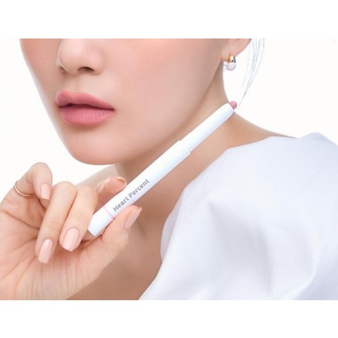 섬세한 무드를 담은 핑크빛 입술, 하트퍼센트 크리미핑크