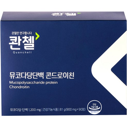 콴첼 뮤코다당단백 콘드로이친 81g, 90정, 1개