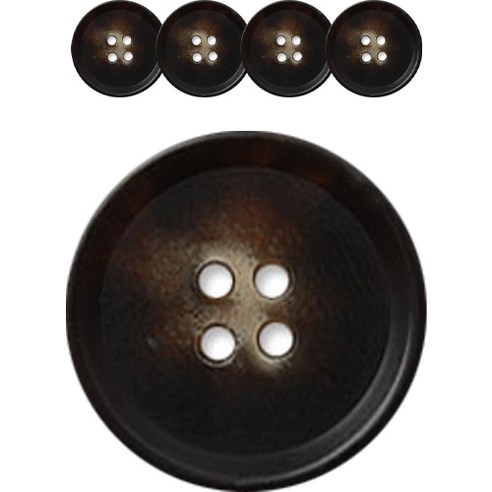 동대문단추왕 고급 무광 코트 가디건 큰 사이즈 단추 28mm, 보컬/BR, 5개, BR(보컬)