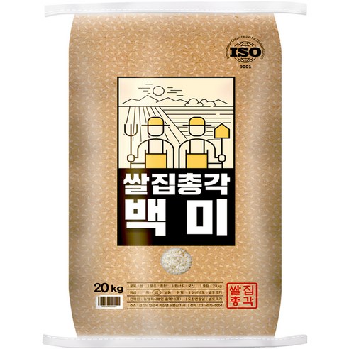   쌀집총각 백미 상등급, 20kg, 1개