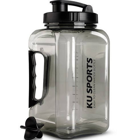 쿠스포츠 대용량 헬스 물통 메가보틀, 혼합색상, 2400ml, 1개