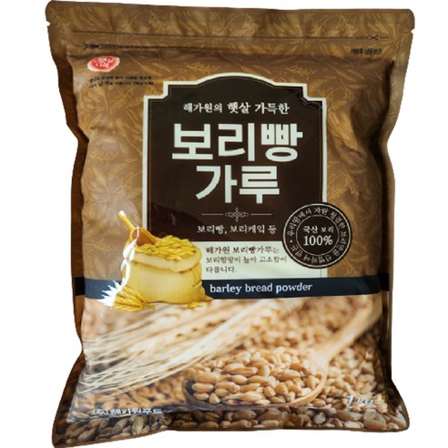 햇살나래 보리빵가루, 1kg, 3개 옥수수막걸리